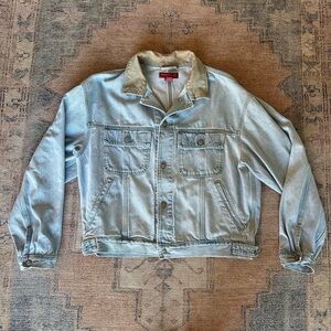 Vintage 90s Banana Republic Light Blue Denim Jacket